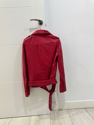 Chaqueta Biker Roja Mango