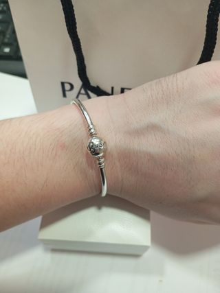 Pulsera Pandora Rígida Plata