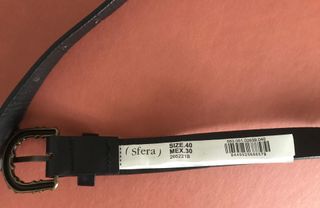 Cinturón Sfera Mujer Negro