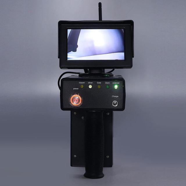 Metal detector portatile con display LCD