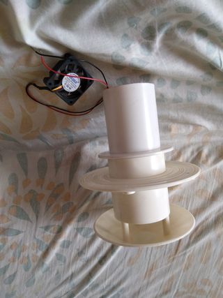 Chimenea caravana con extractor