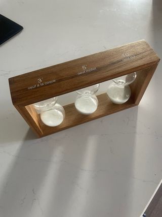 Orologio con sabbia in legno Zara Home 3, 5, 10 min