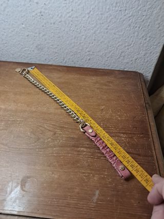 Pulsera Bimba y Lola dorada y rosa