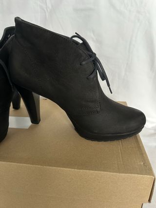 Botines piel Paul Green negros talla 37