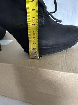 Botines piel Paul Green negros talla 37