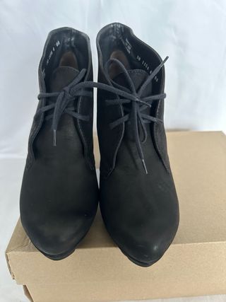 Botines piel Paul Green negros talla 37