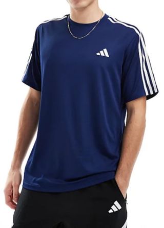 Camiseta Adidas Talla L Azul marino.