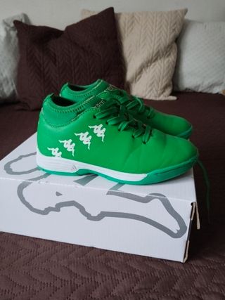 Zapatillas Kappa Fútbol Niño Verde