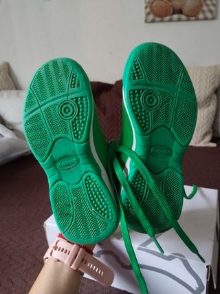 Zapatillas Kappa Fútbol Niño Verde
