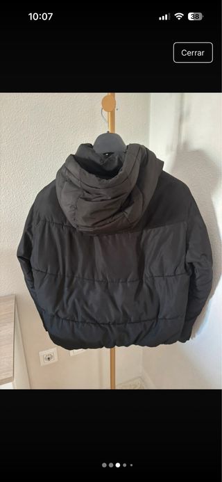 Chaquetón acolchado negro
