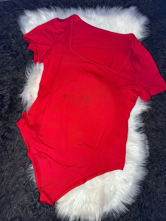 Body Rojo Mujer Talla L