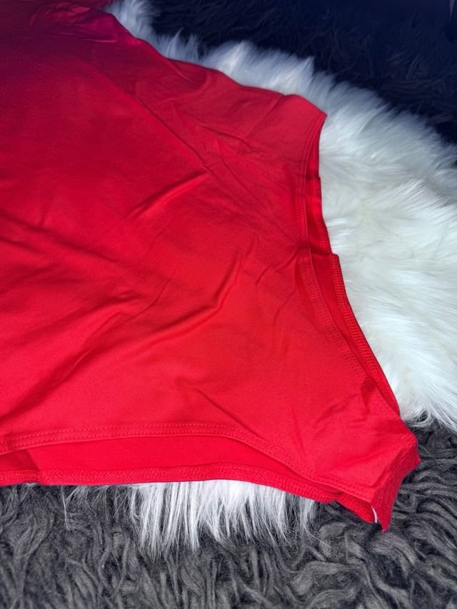 Body Rojo Mujer Talla L