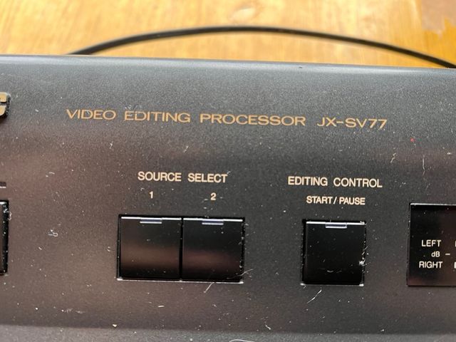 Procesador Edición Video JVC JX-SV77