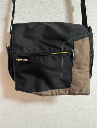 Bandolera Newfeel Negra y Marrón
