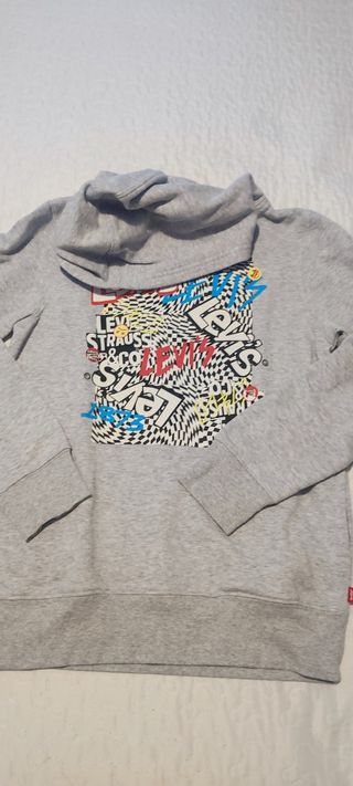 Sudadera Levi's juvenil gris