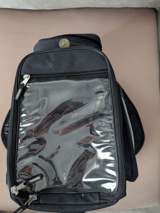 Mochila Imantada para Moto con Ventana Transparent