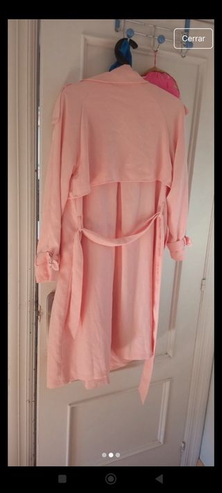 Gabardina rosa Pinkie Talla S
