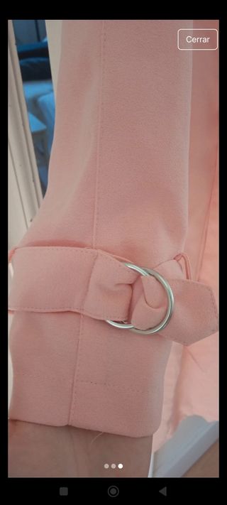 Gabardina rosa Pinkie Talla S