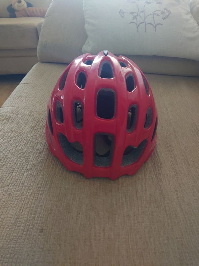 Casco de Ciclismo Rojo In-Mold