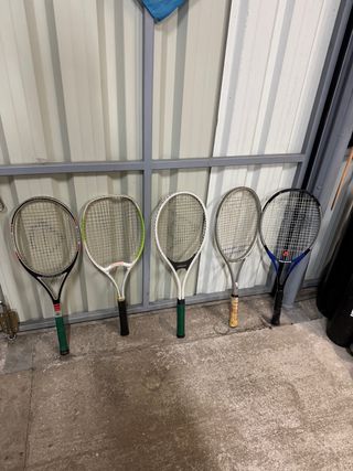 Lote 5 Raquetas Tenis Antiguas
