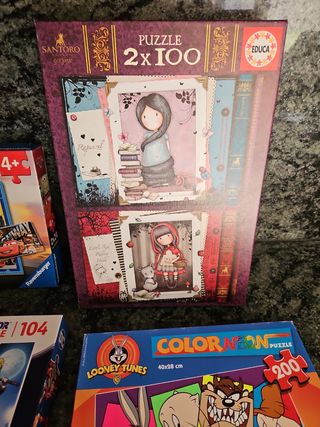 Lote 4 Puzzles Infantiles.