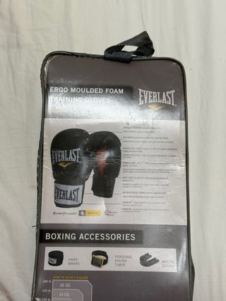Guantes de Boxeo Everlast 6oz Negros