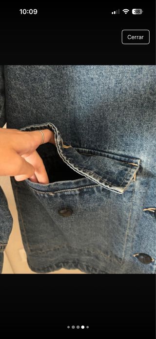 Chaqueta vaquera forrada borreguito