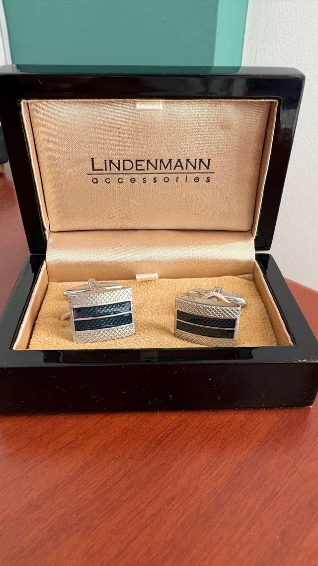 Gemelos Lindenmann Plata y Azul