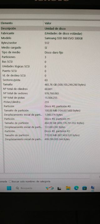 Ordenador HP i3 8GB RAM SSD