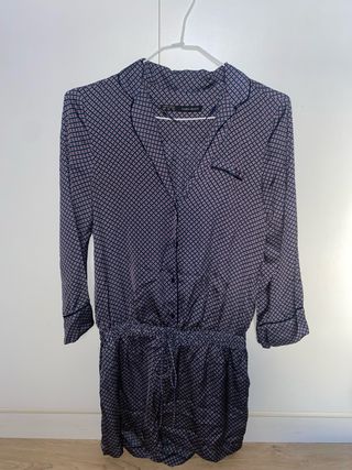 Mono Zara satinado estampado