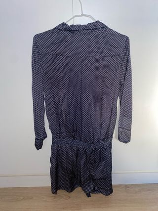 Mono Zara satinado estampado
