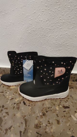 Botas de nieve para niña Talla 35