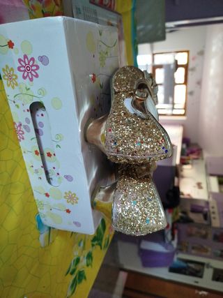 Scarpe bambina glitter oro