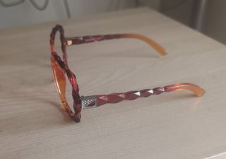 Montatura Occhiali Donna Vintage Arancio/Rosso