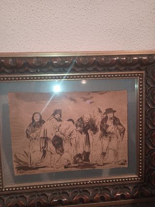 Dos aguadas de E. Lucas enmarcadas