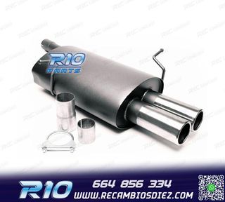 SILENCIOSO ESCAPE PARA BMW SERIE 3 E46 1998-2001 x2
