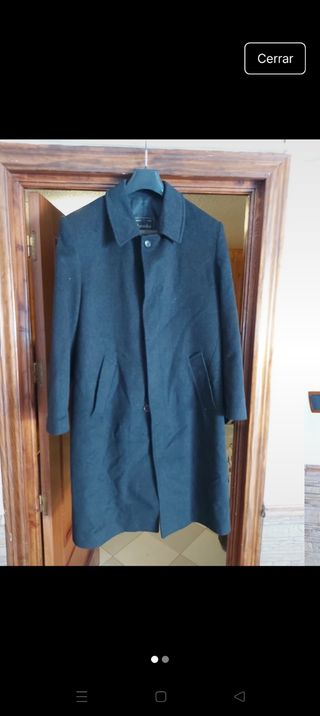 Abrigo largo Brooks negro invierno