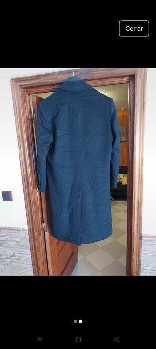 Abrigo largo Brooks negro invierno