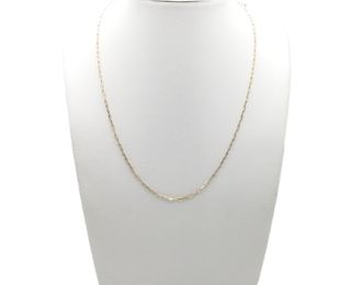 Cadena de Oro Forzada 18 Kt 3.3 gr de segunda mano