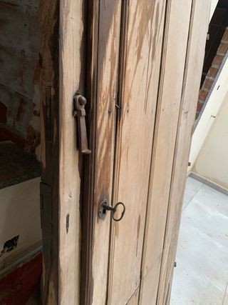 Portón Puerta antigua madera maciza