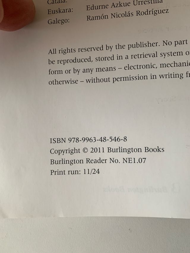 GHOST TEACHER BB-1 ESO ED.11 Burlington