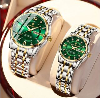Reloj Pocdagar Oro y Verde