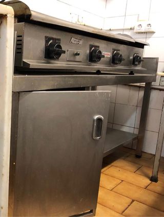 Plancha Profesional Acero Inoxidable