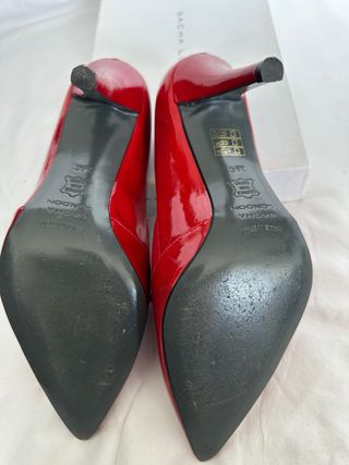 Zapatos Sacha London charol rojo talla 38