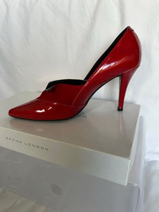 Zapatos Sacha London charol rojo talla 38