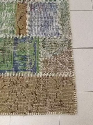 Tappeto patchwork turco 192x156 cm NUOVO