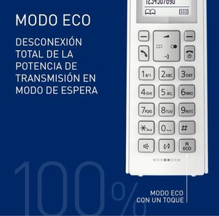 Teléfono Inalámbrico Dúo Panasonic Blanco