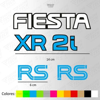 Pegatinas Ford Fiesta XR2i RS