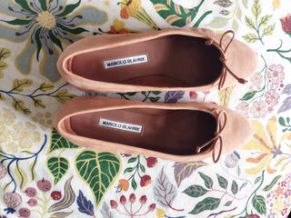 Manolo Blahnik Bailarinas Rosa Talla 39,5