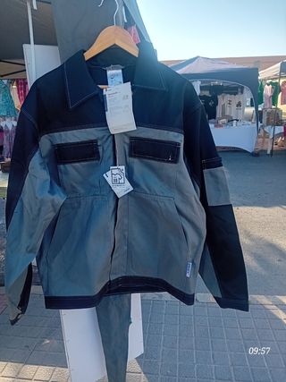 Chaqueta de trabajo bicolor